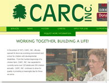 Tablet Screenshot of carcinc.org